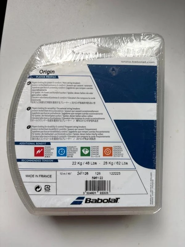Lote de 6 cordajes Babolat Origin 125mm – photo 3